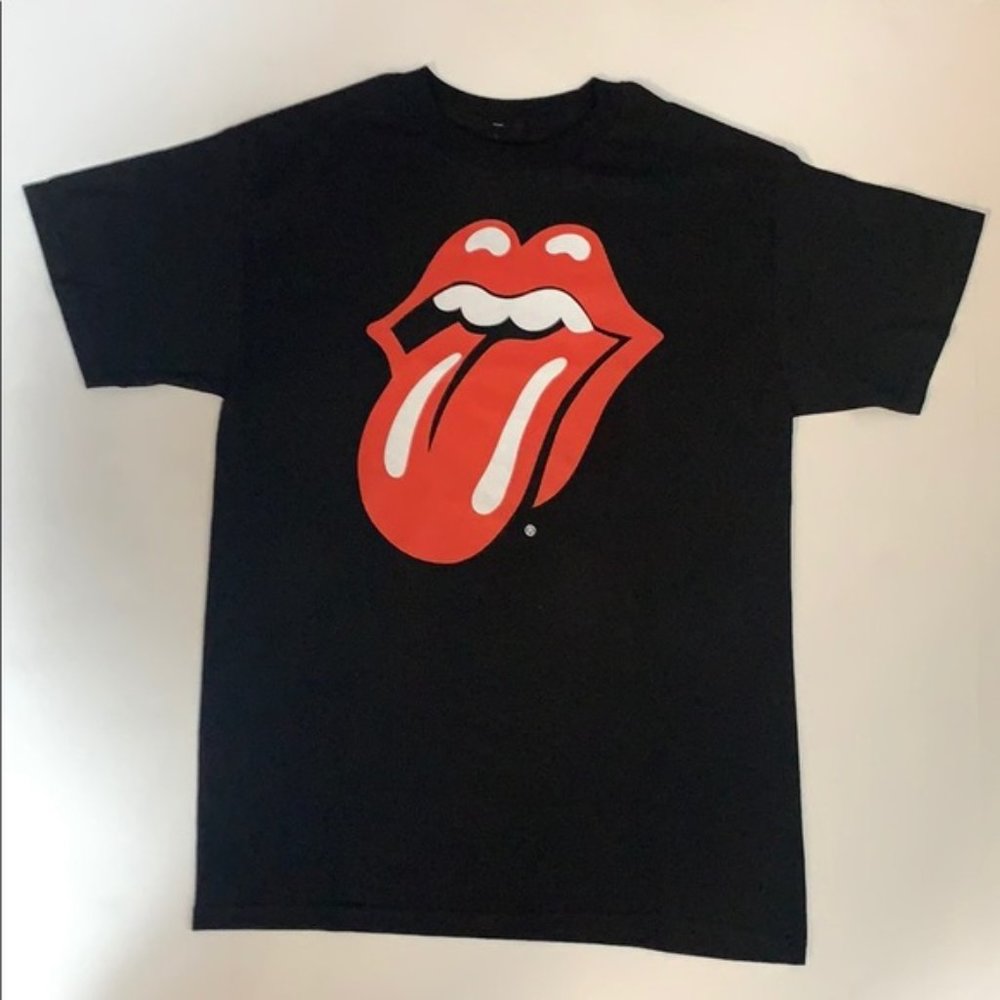 NWT Rolling Stones Classic Tongue Black T Shirt M - Picture 2 of 7